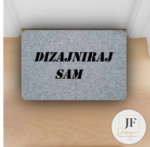 Dizajniraj sam svoj otirač. Personalizirani otirači po dizajnu kupca