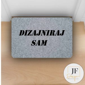 Dizajniraj sam svoj otirač. Personalizirani otirači po dizajnu kupca