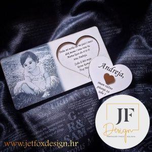 Personalizirana čestitka za kuma – elegantan stil